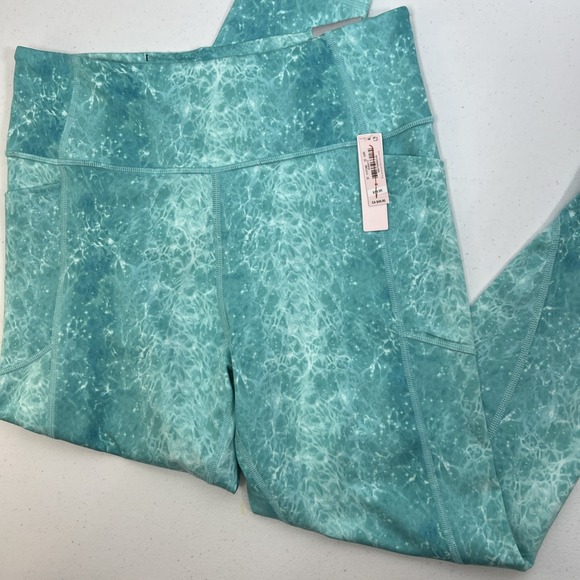 Victoria's Secret Pants - NWT Victoria's Secret On Point Flow‎ Athleisure Fitness Leggings Teal Size 14